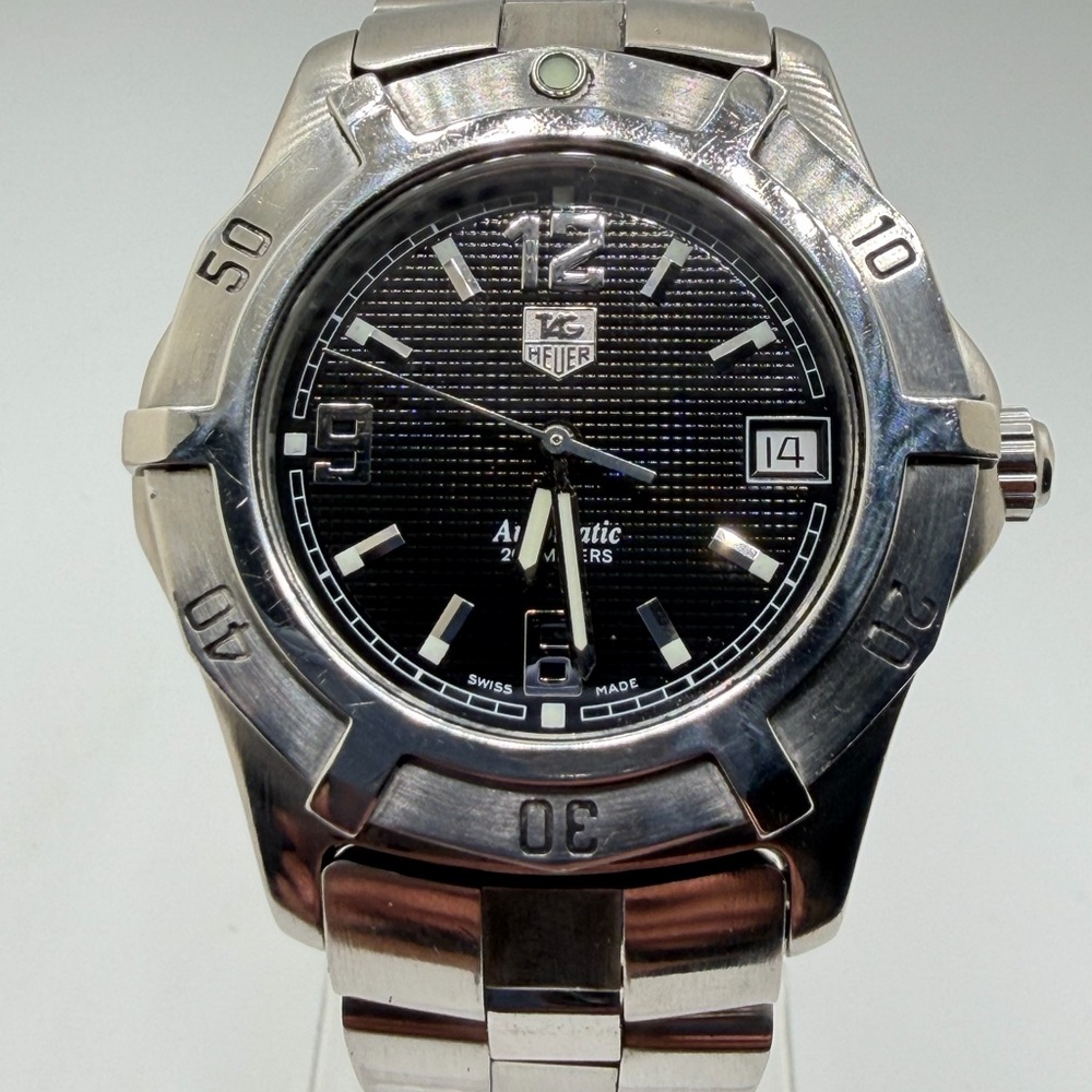 Men’s Tag Heuer Aquaracer CAY111A Quartz Mvt Chronograph Two Straps Included - Picture 8 of 13